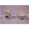 Image 4 : Royal Albert “Tranquillity”Cream & Sugar, (2) Cloche + Royal Albert “Radiance” Cup