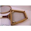Image 2 : (2) Vintage Tennis Rackets