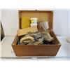 Image 1 : Box Labeled Ceramic Tile Tools & Contents