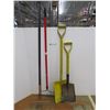 Image 3 : *(2) Shovels - (2) Rakes