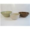 Image 6 : (3) Stoneware Bowls - Sunburst - Gem - USA