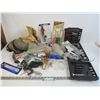 Image 1 : Knee Pads - Partial Tool Set - Screws & Nails - Assorted Tools - Misc. Items