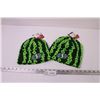 Image 1 : (2) Saskatchewan Roughrider Watermelon Toques