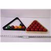 Image 1 : (21) Snooker Balls + 2 Pool Ball Frames