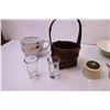 Image 7 : Lot of Assorted Household Items (Gold Canyon Wax Melter, (2) Divided Dishes, Snowman Mug, Trinket Bo