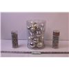 Image 1 : Container of Christmas Ornaments + (2) Bead Garlands