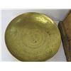 Image 3 : Wooden Crate - Brass Bowl - (2) Dishes - Russian Pillow Sham