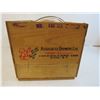 Image 2 : Wooden B.C.Fruit Crate - Anchor Glass Cake Pan - Lg Mixing Bowl - Misc Glass Ware