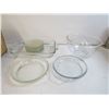 Image 3 : Wooden B.C.Fruit Crate - Anchor Glass Cake Pan - Lg Mixing Bowl - Misc Glass Ware