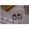 Image 2 : (4) Pairs of Earrings and a Bracelet