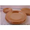 Image 3 : Set of Fire King -Peach Lustre Dishes (4-Dinner Plates 4-Bread Plates 4-Dessert Plates 4-Dessert Bow