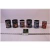 Image 1 : (5) Pinnacle Hockey Cans + Fantasy Red Indian Can and John Deere Trading Card Pack (Opened)