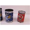 Image 4 : (5) Pinnacle Hockey Cans + Fantasy Red Indian Can and John Deere Trading Card Pack (Opened)