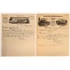Image 1 : RARE Two Different Illustrated Hobart Mills Lettersheets (Tahoe/Truckee Area) [160258]