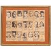Image 1 : SS Kresge Movie Stars On Weight Tickets, Framed [160705]