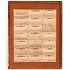 Image 2 : SS Kresge Movie Stars On Weight Tickets, Framed [160705]