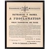 Image 1 : Commonwealth of MA Proclamation of Public Thanksgiving, 1859 [151166]