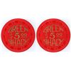 Image 1 : Green Shack $5 Gaming Chip [159530]