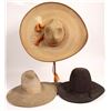 Image 1 : Trio of Men's Hats, 1 with Charlie Daniels Autograph on Band [158595]