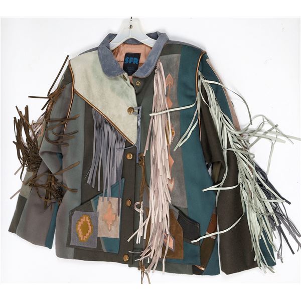 SFR Santa Fe Re-Creations Southwest Leather Fringe Jacket [131998]