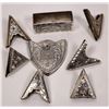 Image 1 : Silver Collar tips & Belt Tips [148593]