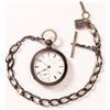 Image 1 : Elgin Pocket Watch National Watch Co. 1870 Size 18S [157360]