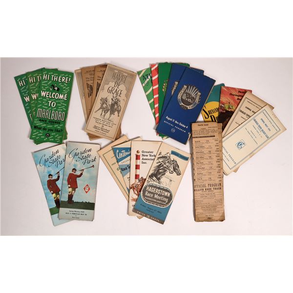 Assorted Horse Racing Programs, 23 [160723]