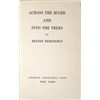 Image 2 : Across the River into the Trees by Hemingway [157747]