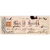 Image 1 : Bank of America Check, 1878 [159445]