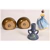 Image 2 : Roseville Candlestick, Melanie by Royal Doultan, E. Larsen Pots(2) [159662]