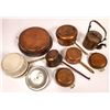 Image 2 : Copper Cookware and Water Cup Group, 8 [161074]