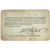 Image 2 : United Verde & Pacific Railway Co. Pass Signed by WA Clark, "Copper King" [160215]