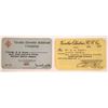 Image 1 : Visalia Electric Railroad Company Annual Pass Pair [160223]