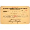 Image 1 : Colorado Springs & Cripple Creek District Railway Co. Annual Pass [160217]