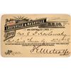Image 1 : Louisville & Nashville Railroad Company Annual Pass [160236]