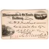 Image 1 : Minneapolis & St. Louis Railway Annual Pass [148265]