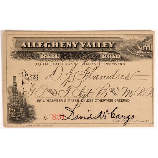 Allegheny Valley Railroad Annual Pass [155802]