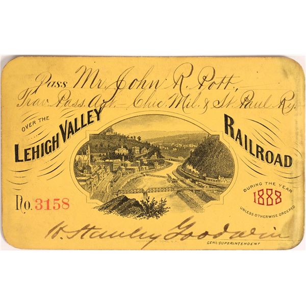 Lehigh Valley Railroad Annual Pass [155791]