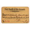 Image 1 : Fort Worth & Rio Grande Railway Pass [159976]