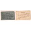 Image 2 : Texas & Pacific Railway Annual Pass Pair [160232]