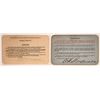 Image 2 : Spokane, Portland & Seattle Railway Co. Annual Pass Pair [160212]