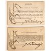 Image 2 : Wisconsin Central Railroad Annual Pass Pair [158065]