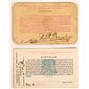 Image 2 : Union Pacific Railroad Annual Pass Pair [158063]