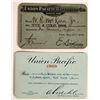 Image 1 : Union Pacific Railroad Annual Pass Pair [158056]
