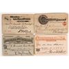 Image 1 : 1880s Midwest & Eastern US Railroad Annual Pass Group [155812]