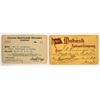 Image 1 : Two Different Railroad Annual Passes [160250]
