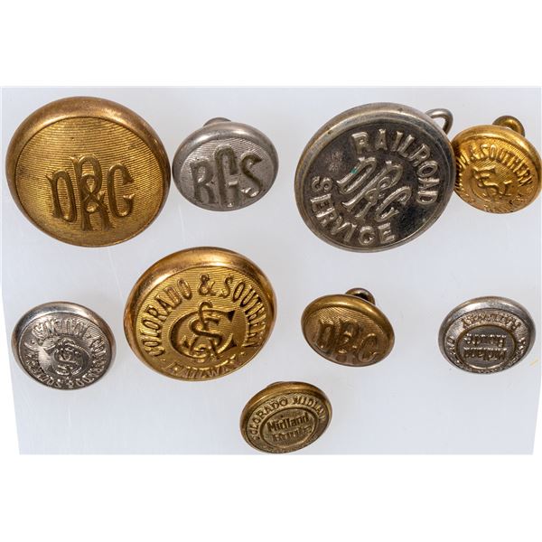 Colorado Railroad Button Collection [156807]