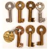 Image 1 : Buffalo Rails Railroad Lock Keys (7) [138605]