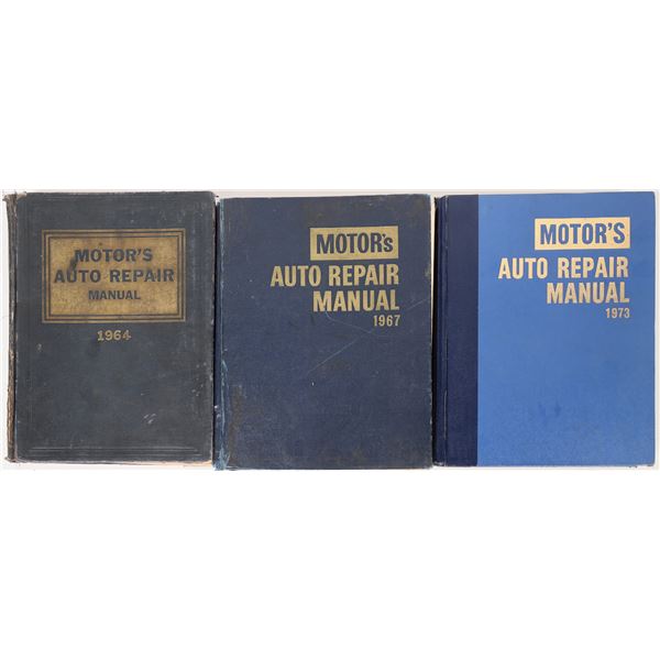 Motor's Auto Repair Manuals, 1964, 1967, 1973 [152485]