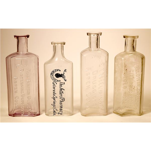 Colorado Medicine Bottles  (4) [159403]
